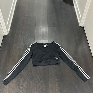 adidas women’s cropped long sleeve